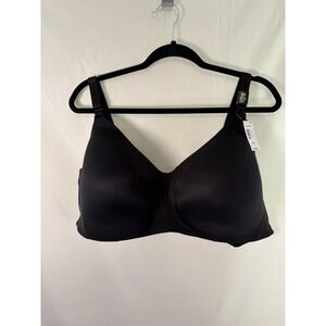 Torrid 52C Dream Wire Free Lightly Lined Bra 360 Back Smoothing Black NWT
